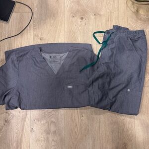 Figs Charcoal Gray Technical Collection Shorts